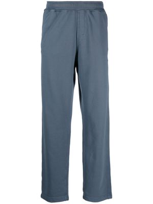 Stone Island pantalon de jogging à coupe droite - Bleu