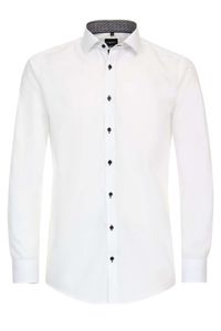 Venti Modern Fit Overhemd wit, Effen