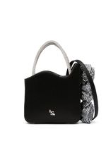 Le Silla petit sac à main Rose à détails de clous - Noir