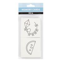 Creativ Company Memo kaarten wit, 13 paren