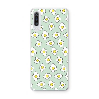 Spiegeleitjes: Samsung Galaxy A70 Transparant Hoesje