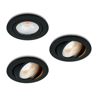 LED-inbouwspot Vivaro antraciet dimbaar 5W