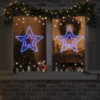 Kerstster met 72 LED Koud Wit 51.5 x 50 x 0.65 cm IJzer