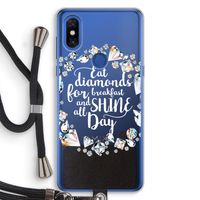 Diamonds: Xiaomi Mi Mix 3 Transparant Hoesje met koord