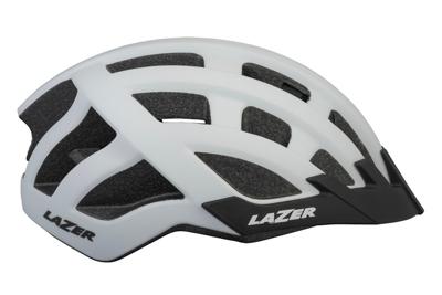 Lazer Compact DLX Helm Net+Led Wit Lazer Compact DLX Helm Net+Led Wit