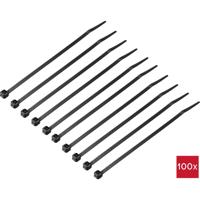 TRU COMPONENTS TC-12533324 Kabelbinder 150 mm 3.6 mm Zwart Bestand tegen kou 100 stuk(s)