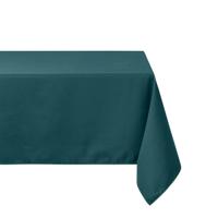 Stof Textiles Tafelkleed Nelson - 145 x 200 cm - petrol blauw - Eettafel tafellakens - polyester Stof Textiles Tafelkleed Nelson - 145 x 200 cm - petrol blauw - Eettafel tafellakens - polyester