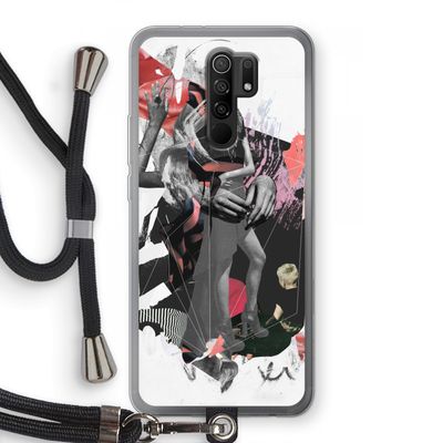 Dissimulation du réel: Xiaomi Redmi 9 Transparant Hoesje met koord