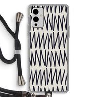 Marrakech Zigzag: OnePlus 9 Transparant Hoesje met koord