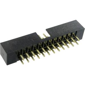 TRU COMPONENTS 1589714 Pinconnector Zonder uitwerphendel Rastermaat: 2 mm Totaal aantal polen: 40 Aantal rijen: 2 1 stuk(s)