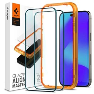 Spigen ALM Glas.tR iPhone 14 Pro Glazen Screenprotector - 2 St.