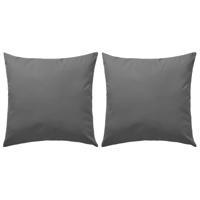 VidaXL Buitenkussens 45x45 cm grijs 2 st VidaXL Buitenkussens 45x45 cm grijs 2 st
