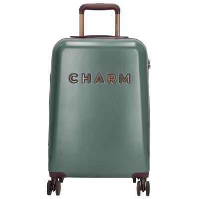 Charm London Travel Trolley S Dark Green
