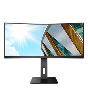 AOC P2 CU34P2A LED display 86,4 cm (34") 3440 x 1440 Pixels Quad HD Zwart