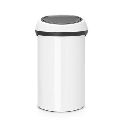 Brabantia Touch Bin Afvalemmer - 60 liter - wit 108686