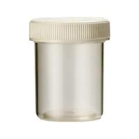 Tabletflacon 25ml transparant met dop 120 Stuks