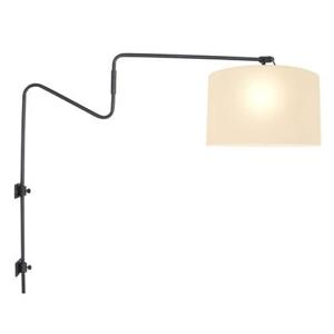 Steinhauer wandlamp Linstrøm - zwart - metaal - 3724ZW