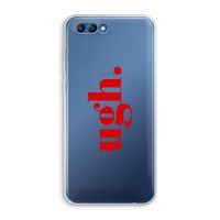 Ugh: Honor 10 Transparant Hoesje Ugh: Honor 10 Transparant Hoesje