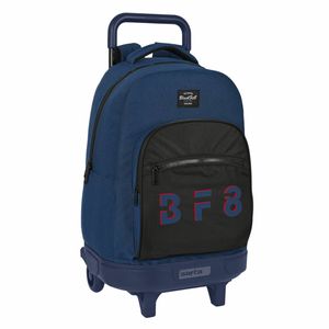 Schoolrugzak met Wielen BlackFit8 Urban Zwart Marineblauw (33 x 45 x 22 cm)