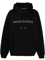 Mastermind Japan hoodie en coton à imprimé tête de mort - Noir