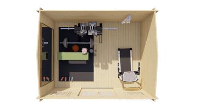 Blokhut - Tuinhuis Jenny | 40 mm | onbehandeld