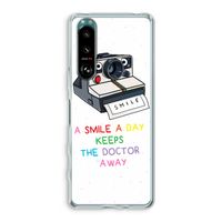 Smile: Sony Xperia 5 III Transparant Hoesje