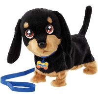 Animagic knuffel Waggles junior pluche 20 cm zwart - thumbnail