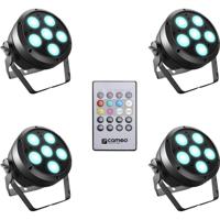 Cameo ROOT PAR 6 SET 1 PAR LED-schijnwerper Aantal LEDs: 6 12 W Zwart - thumbnail