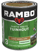 rambo pantserbeits tuinhout zijdeglans transparant kleurloos 2.5 ltr - thumbnail