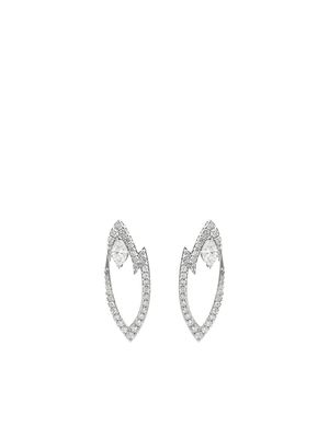 Stephen Webster boucles d'oreilles Lady Stardust en or blanc 18ct ornées de diamants - Argent