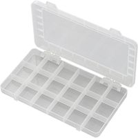 TRU COMPONENTS PP18-01 Assortimentsdoos (l x b x h) 195 x 100 x 13 mm Aantal vakken: 18 Vaste onderverdeling Inhoud 1 stuk(s) - thumbnail