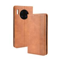 Magnetische Buckle retro Crazy Horse textuur horizontale Flip lederen case voor Huawei mate 30 met houder & kaartsleuven & fotolijstjes (bruin)