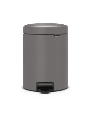 Brabantia pedaalemmer Newlcon 5 liter mineral concrete grey