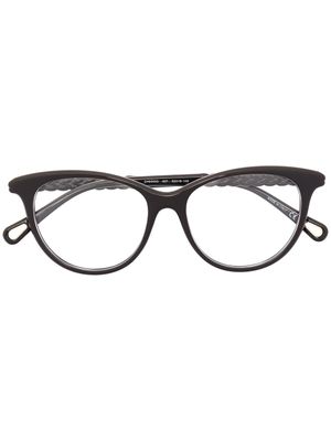 Chloé Eyewear lunettes de vue à monture carrée - Marron