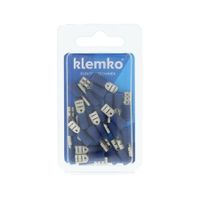 Blister verpakte Geïsoleerde Vlakstekerhuls 4,8x0,5mm voor 1