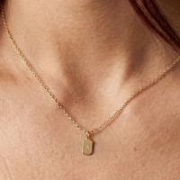 Initialen ketting - Rechthoek - Goud - 1 st