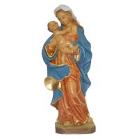 Euromarchi Maria beeldje - met kindje Jezus - 25 cm - polystone   -