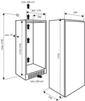 Inventum IKK1785S Excellent inbouw 1-deurskoelkast - thumbnail