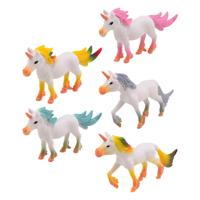 Johntoy John toy unicorns 5 stuks in zak 12x8cm