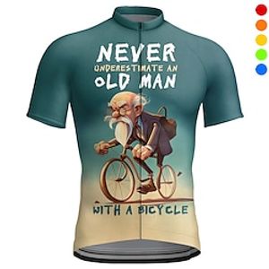 Voor heren Wielrenshirt Korte mouw Fietsen Shirt Kleding Bovenlichaam met 3 achterzakken Bergracen Wegwielrennen Ademend Sneldrogend Vochtregelerend Reflecterende strips Rood Marine Blauw Blauw Lightinthebox