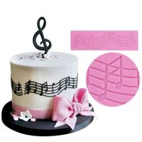2 PC'S Opmerking cake decoratie siliconen mal fondant taart tool bakken DIY mal
