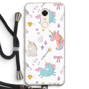 Fantasiewereld: Xiaomi Redmi 5 Transparant Hoesje met koord