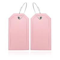 Bagagelabel Lichtroze - Set van 2 stuks