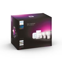 Philips Hue White & Color Starter 3-Pack GU10 + dimmer en Bridge - thumbnail