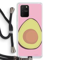 Avocado: Samsung Galaxy S10 Lite Transparant Hoesje met koord