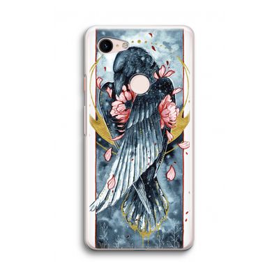 Golden Raven: Google Pixel 3 Transparant Hoesje