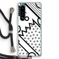 Pop Art #4: Sony Xperia 5 III Transparant Hoesje met koord