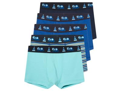 lupilu 5 kinder boxers (Donkerblauw/blauw, 110/116)