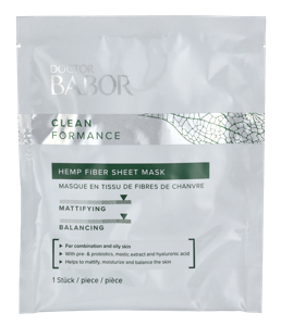 Babor Clean Formance Hemp Fiber Sheet Mask 1 stuk 1 pc