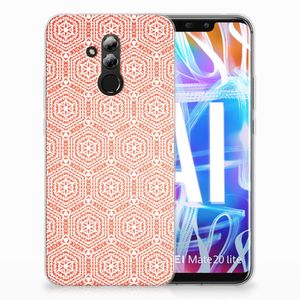 Huawei Mate 20 Lite TPU bumper Pattern Orange